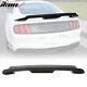 Fits 15-23 Mustang Coupe 2dr Gt500 Matte Black Trunk Spoiler Wing With Gurney Flap