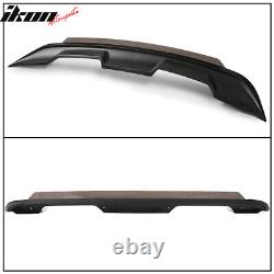 Fits 15-23 Mustang Coupe 2DR GT500 Matte Black Trunk Spoiler Wing With Gurney Flap