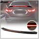 Fits 16-19 Chevy Cruze Sedan Long Led Style Trunk Spoiler Wing Matte Black Abs