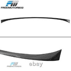 Fits 19-21 BMW G05 X5 IKON Style Trunk Spoiler Wing Lip ABS Carbon Fiber Print