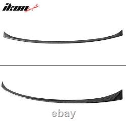 Fits 19-22 BMW G05 X5 Trunk Spoiler Wing Carbon Fiber Print IKON Style ABS