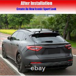 Fits Maserati Levante Sport Utility 16-21 Rear Middle Spoiler Wing Real Carbon