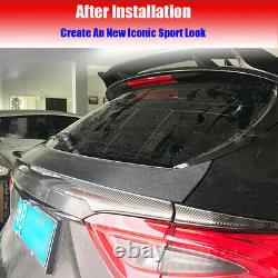 Fits Maserati Levante Sport Utility 16-21 Rear Middle Spoiler Wing Real Carbon