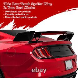 For 2015-2023 Ford Mustang Coupe GT500 CFTP Style Rear Trunk Spoiler Gloss Black