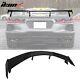 For 20-24 Chevy Corvette C8 Stingray Z51 High Wing Trunk Spoiler Gloss Black Abs