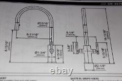 GRAFF G-4670-LM49K-RG Sospiro Contemporary Two-Handle Single-Hole Kitchen Faucet