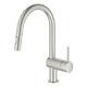 Grohe Minta 31378dc3 Single-handle Pull-out Kitchen Faucet With Dual Spray