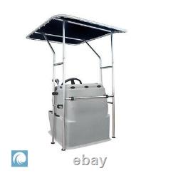 Heavy Duty Deck Mount T-Top Canopy / Bimini for Centre Console For Power Boat