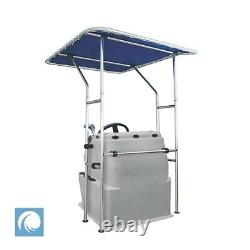 Heavy Duty Deck Mount T-Top Canopy / Bimini for Centre Console For Power Boat