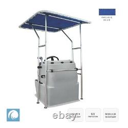 Heavy Duty Deck Mount T-Top / Canopy / Bimini for Centre Console Power Boats