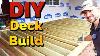 How To Build A Deck Floor Joists And Joist Hangers