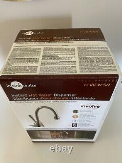 InSinkErator H-VIEW-SN Instant Hot Water Dispenser Faucet & Tank Satin Nickel