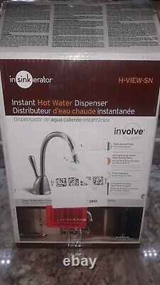 Insinkerator Involve H-View-SN instant Hot Water Dispenser Satin Nickel NEW