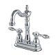 Kb1491tal Tudor 4 Inch Center Bar Faucet Without Drain, Polished Chrome, 4-3/