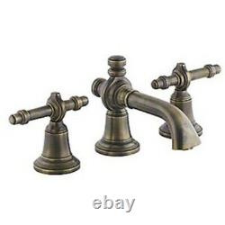 Kallista P23100-LV-W6 Inigo Widespread Sink Faucet Lever in Weathered Bronze