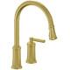 Kallista Quincy Unlacquered Brass 1.8 Gpm Single Hole Pull Down Kitchen Faucet P