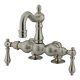 Kingston Brass Cc1091t8 Vintage Clawfoot Tub Faucet, 3-3/8-inch Center, Brushed