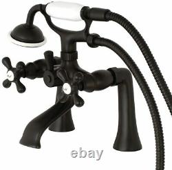 Kingston Brass Clawfoot Tub Faucet 7-Inch Center Oil Rubbed Bronze KS268ORB