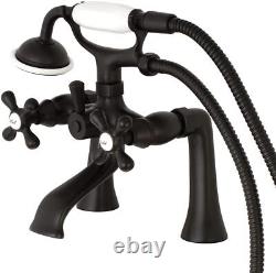 Kingston Brass Clawfoot Tub Faucet with Hand Shower Oil Rubbed Bronze