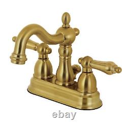 Kingston Brass KB160. AL Heritage 1.2 GPM Centerset Bathroom Brass