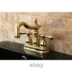 Kingston Brass KB160. AL Heritage 1.2 GPM Centerset Bathroom Brass