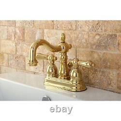 Kingston Brass KB160. AL Heritage 1.2 GPM Centerset Bathroom Brass