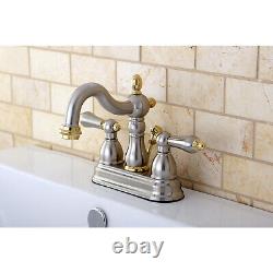 Kingston Brass KB160. AL Heritage 1.2 GPM Centerset Bathroom Brass