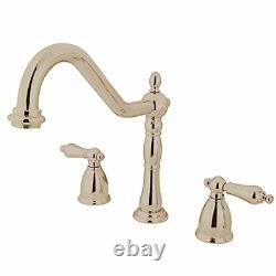 Kingston Brass KB1793ALLS Widespread Kitchen Faucet, Antique Assorted Colors