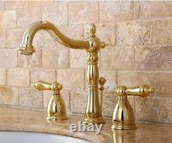 Kingston Brass KB197. AL Heritage 1.2 GPM Widespread Bathroom Brass