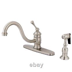 Kingston Brass KB357. BLBS Vintage 1.8 GPM 1 Hole Kitchen Faucet - Nickel