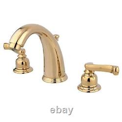 Kingston Brass KB982FL Royale Widespread Lavatory Faucet with Brass Pop-Up Po