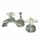 Kingston Brass Ks1161px Heritage Widespread Lavatory Faucet With Porcelain Cr