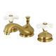 Kingston Brass Ks116. Px Heritage 1.2 Gpm Widespread Bathroom Brass