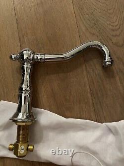 Kingston Brass KS1971AX Widespread Bathroom Faucet Cross Handle Polished Chrome
