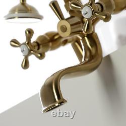 Kingston Brass KS227 Kingston Deck Mounted Clawfoot Tub Filler Nickel