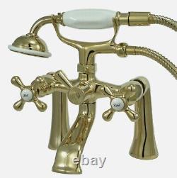 Kingston Brass KS268C Clawfoot Tub Faucet with Hand Shower (E2)