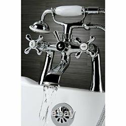 Kingston Brass KS268PB Victorian 7-Inch Deck Mount Tub and Assorted Colors