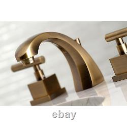 Kingston Brass KS498. CQL Claremont 1.2 GPM Widespread Bathroom Bronze