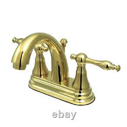 Kingston Brass KS761. NL Normandy 1.2 GPM Centerset Bathroom Brass