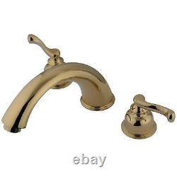 Kingston Brass KS836. FL Deck Mounted Roman Tub Filler Brass