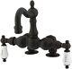 Kingston Brass Vintage 3to3 Or 8 Inch Deck Mount Tub Faucet Oil Rubbed Bronze