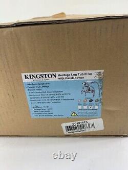 Kingston Brass Vintage Oil Rubbed Wall Mount Tub Faucet withShower Head MSRP $407
