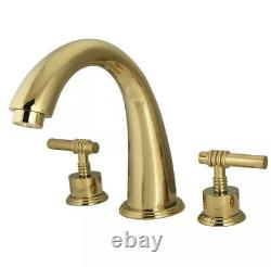 Kingston Polished Brass Roman Tub Faucet KS2362ML