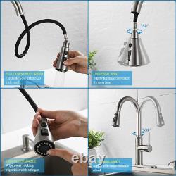 Kitchen Faucet Pull Down- A01LY Commercial Modern Single Hole Single Handle High
