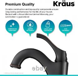 Kraus KVF-1200ORB Arlo Bathroom Faucet, 12.13, Oil Oil-Rubbed Bronze
