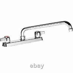 Krowne Commercial Series 8 Center Deck Mount Faucet, 10 Spout, 13-810L