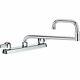 Krowne Commercial Series 8 Center Deck Mount Faucet, 18 Jointed Spout, 13-818l