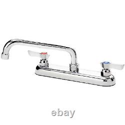 Krowne Commercial Series 8 Center Deck Mount Faucet 8 Spout 13-808L