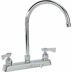 Krowne Royal Series 8 Center Deck Mount Faucet, 8-1/2 Gooseneck Spout, 15-502L