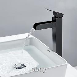 Lexdale Waterfall Bathroom Sink Vessel Faucet Oil-Rubbed Bronze Single Handle Ta